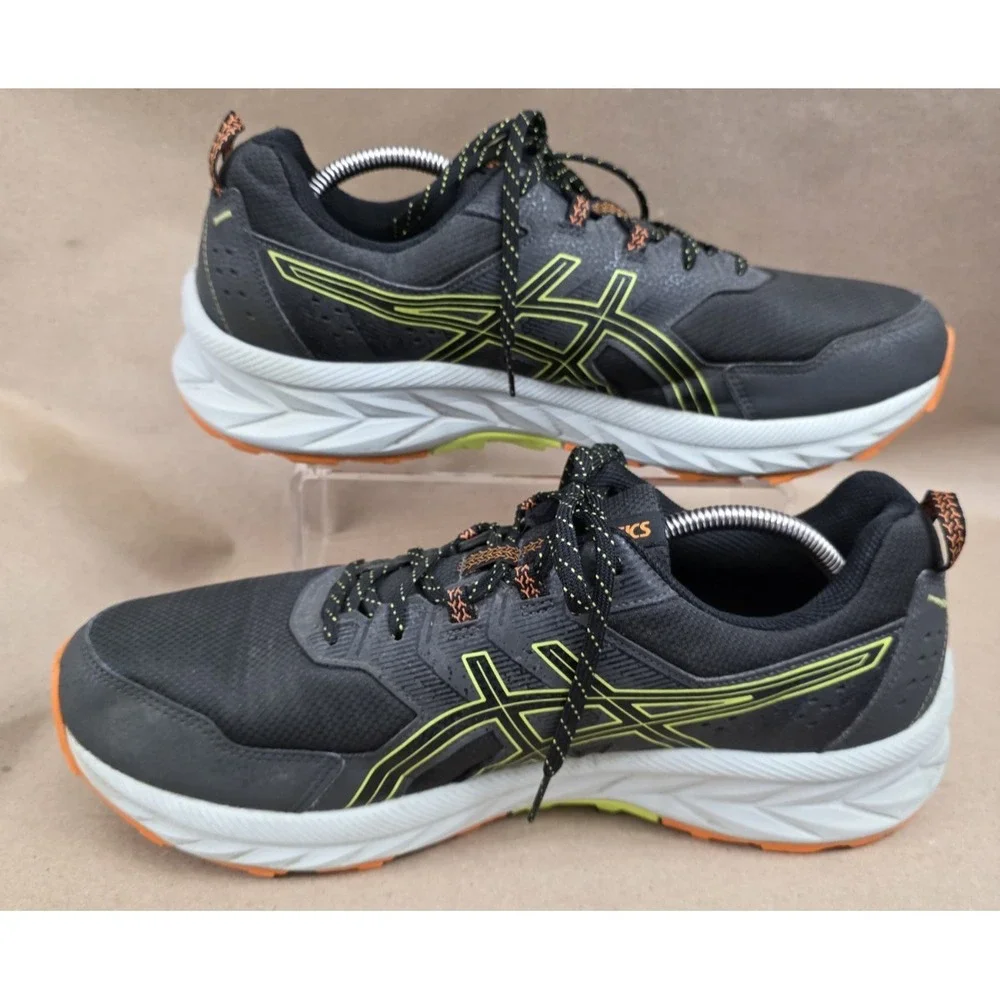 Asics (Sz 13) Gel Venture Men's  Running Athletic Shoes Grey/Black
